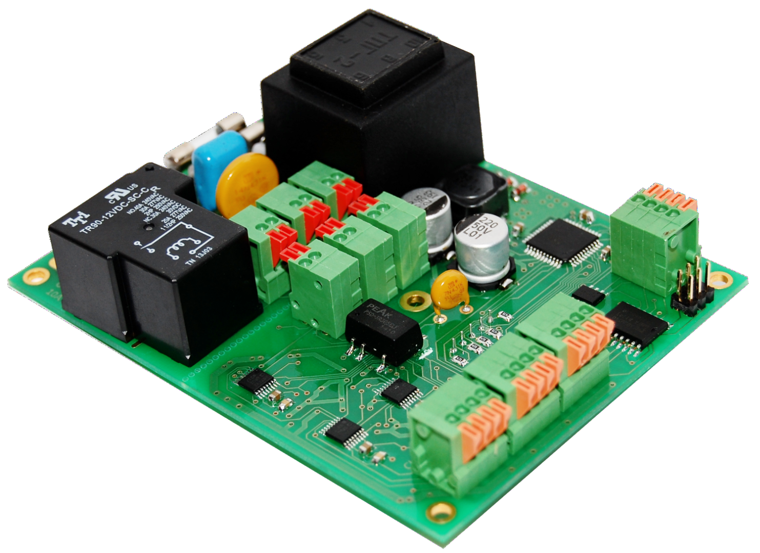 Разработка электронных устройств и производство электроники, плата трехканального терморегулятора